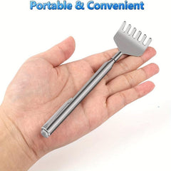 Telescopic Back Scratcher Stainless Steel Extendable Hand Massager