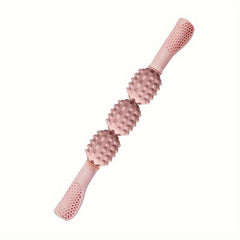 Handheld Massage Stick 39cm Muscle Roller Pink