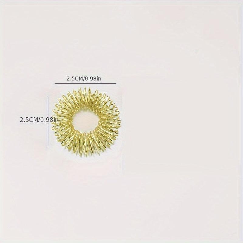 10pcs Finger Massage Ring Acupuncture Ring Health Care Relax Hand Massage Tool