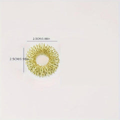 10pcs Finger Massage Ring Acupuncture Ring Health Care Relax Hand Massage Tool