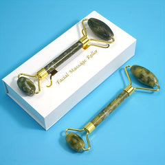 Zircon Jade Roller and Gua Sha Jade Massage Set