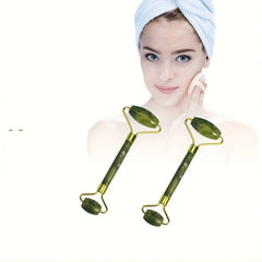 Zircon Jade Roller and Gua Sha Jade Massage Set
