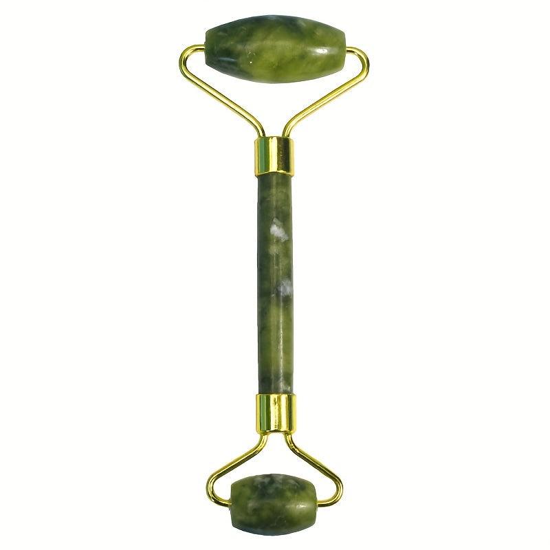 Zircon Jade Roller and Gua Sha Jade Massage Set