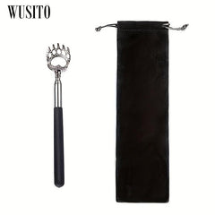 Bear Claw Back Scratcher Stainless Steel Telescoping Massage Tool Gift Bag