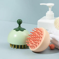 Silicone Shampoo Scalp Hair Massager Massage Comb