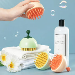 Silicone Shampoo Scalp Hair Massager Massage Comb