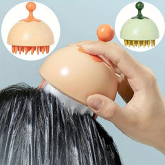 Silicone Shampoo Scalp Hair Massager Massage Comb
