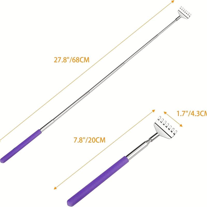 4pcs Extendable Metal Claw Back Scratcher Gift