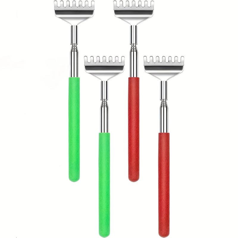 4pcs Extendable Metal Claw Back Scratcher Gift
