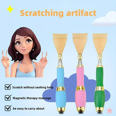 Bull Horn Retractable Back Scratcher Itchy Scratching Acupoint Massage