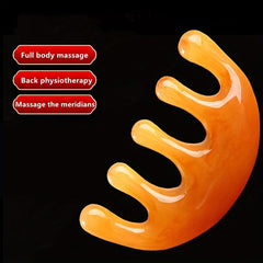 Resin Massage Combs Set for Relaxation and Blood Circulation