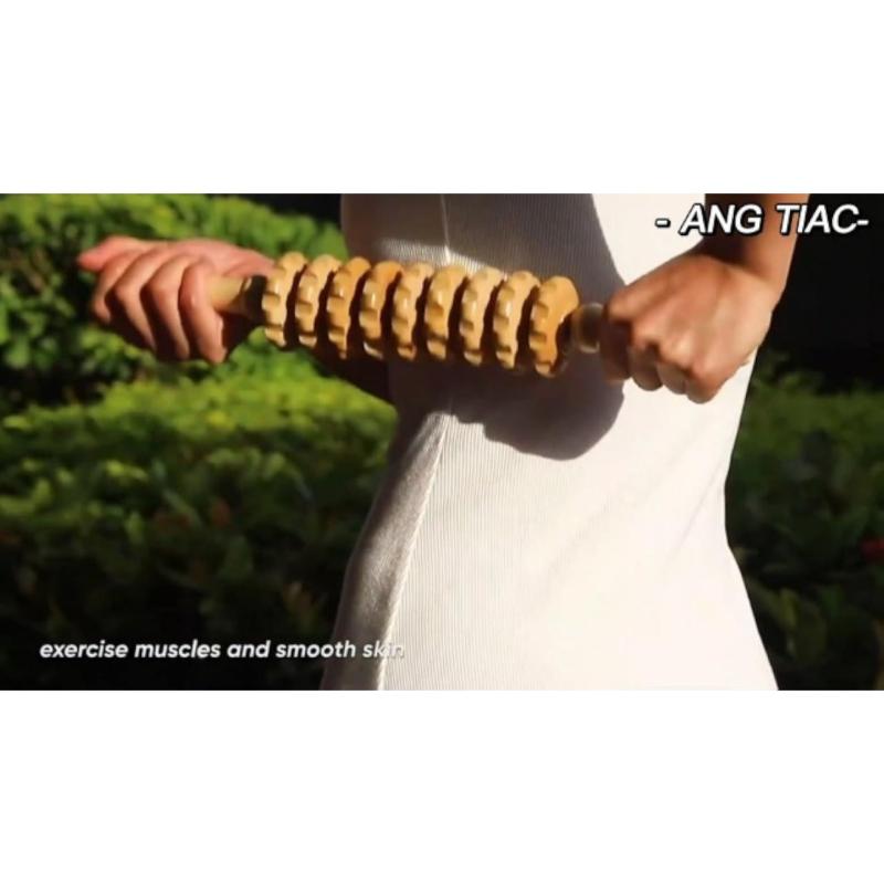 Wood Massage Tools 4-In-1 Muscle Massager Body Sculpting