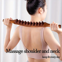 Wooden Massage Stick for Relaxing Muscles and Relieving Soreness