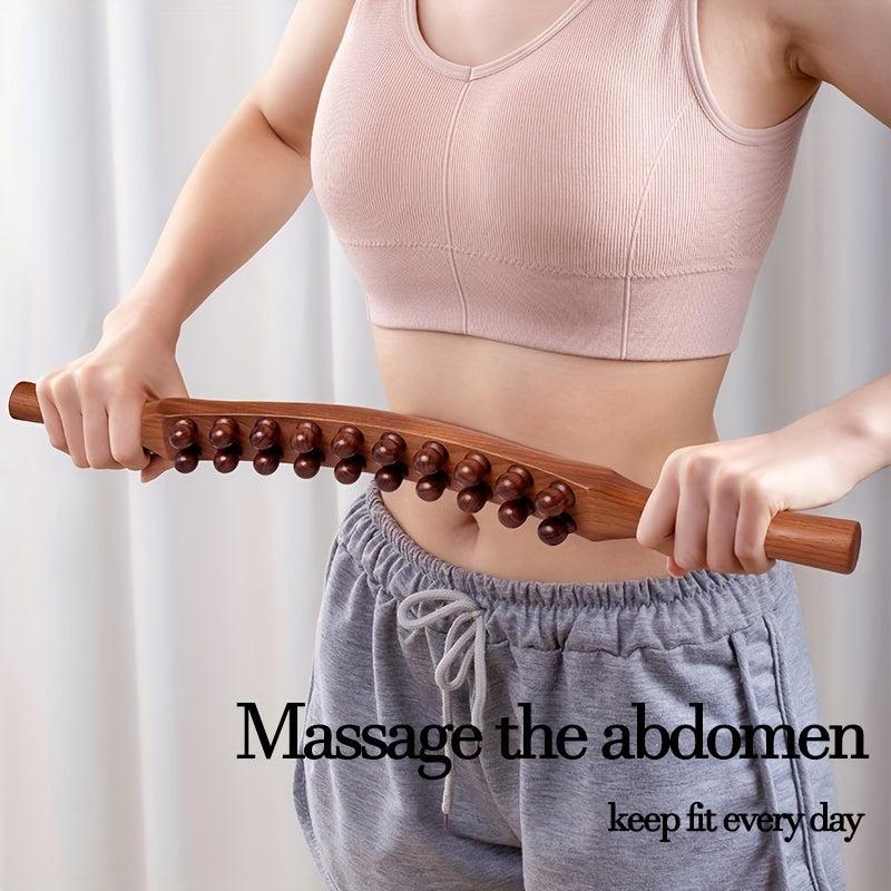 Wooden Massage Stick for Relaxing Muscles and Relieving Soreness
