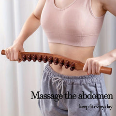 Wooden Massage Stick for Relaxing Muscles and Relieving Soreness