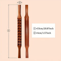 Wooden Massage Stick for Relaxing Muscles and Relieving Soreness