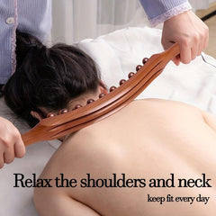 Wooden Massage Stick for Relaxing Muscles and Relieving Soreness