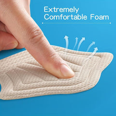 4 Pairs Back Of Heel Cushion Pads Heel Grips Inserts Improve Shoe Fit