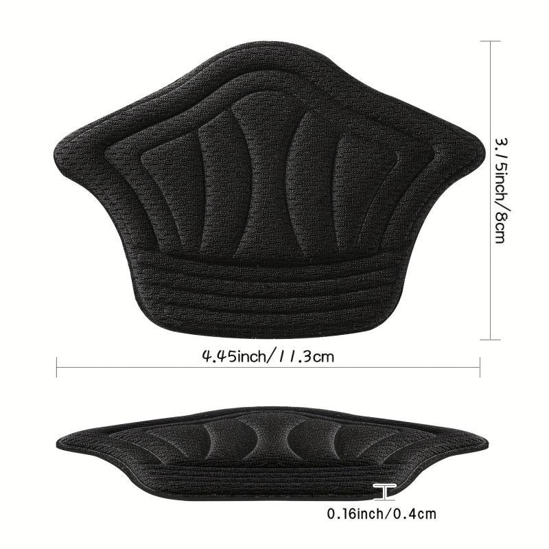 4 Pairs Back Of Heel Cushion Pads Heel Grips Inserts Improve Shoe Fit