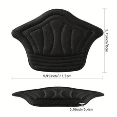 4 Pairs Back Of Heel Cushion Pads Heel Grips Inserts Improve Shoe Fit