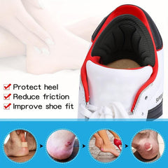 4 Pairs Back Of Heel Cushion Pads Heel Grips Inserts Improve Shoe Fit