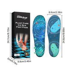 Botanical Care Ice Silk Breathable Insole - Relieves Fatigue, Prevents Odour