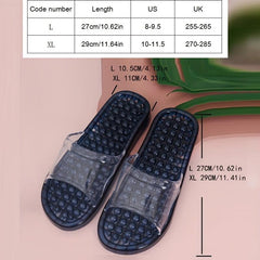 Men's Massage Slippers Relax Feet Stress Relief Bathroom Slippers