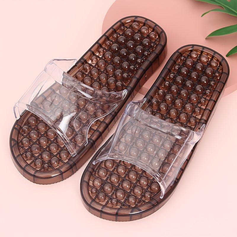 Men's Massage Slippers Relax Feet Stress Relief Bathroom Slippers
