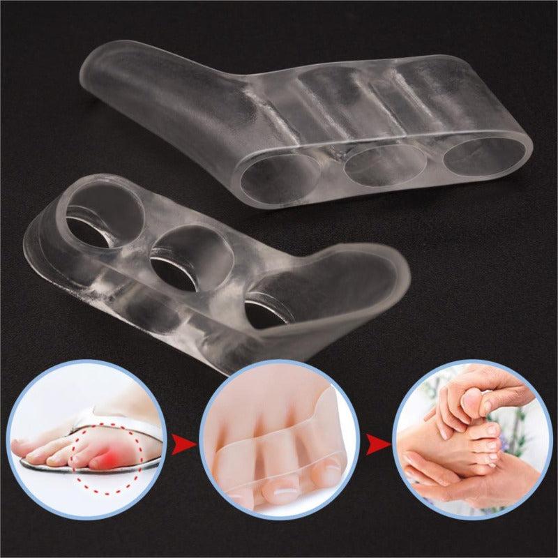 2pcs Silicone Gel Toe Protectors for Foot Health