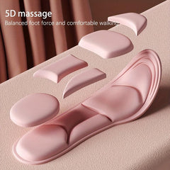 5D Memory Foam Sport Massage Insoles Deodorant Breathable Soft Cushion