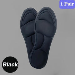 5D Memory Foam Sport Massage Insoles Deodorant Breathable Soft Cushion