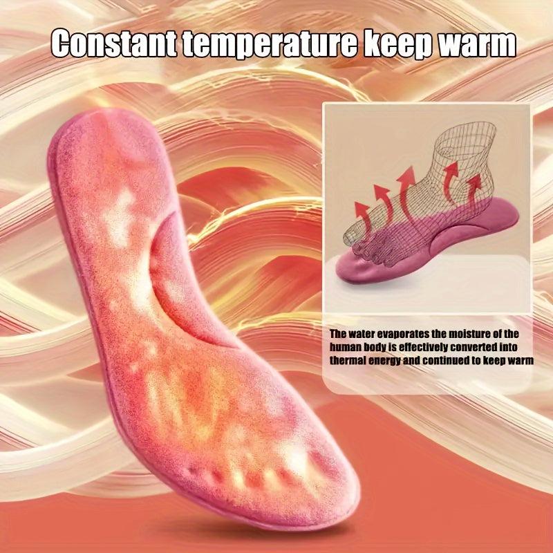 Memory Foam Self-heating Insoles for Winter Warmth