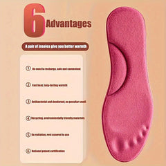 Memory Foam Self-heating Insoles for Winter Warmth