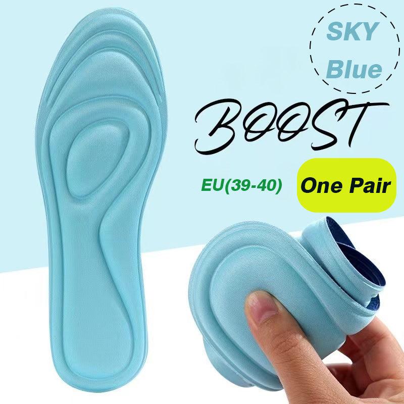 1 Pair 5D Health Massage Sport Insoles Anti-bacterial Feet Care Insoles