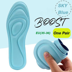 1 Pair 5D Health Massage Sport Insoles Anti-bacterial Feet Care Insoles