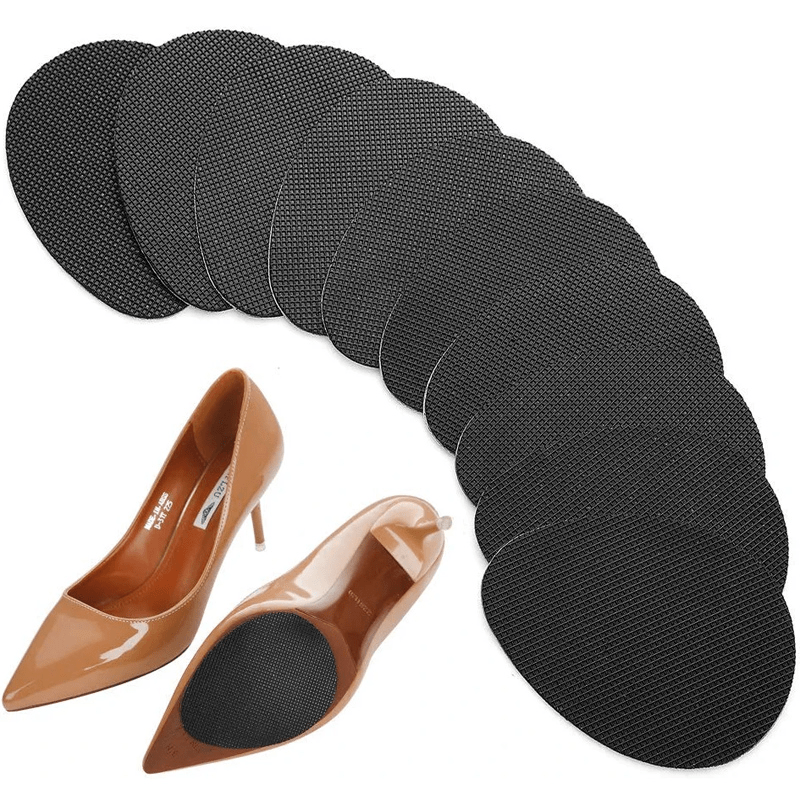 10 Pairs Non Slip High Heel Sole Protector Rubber Pads
