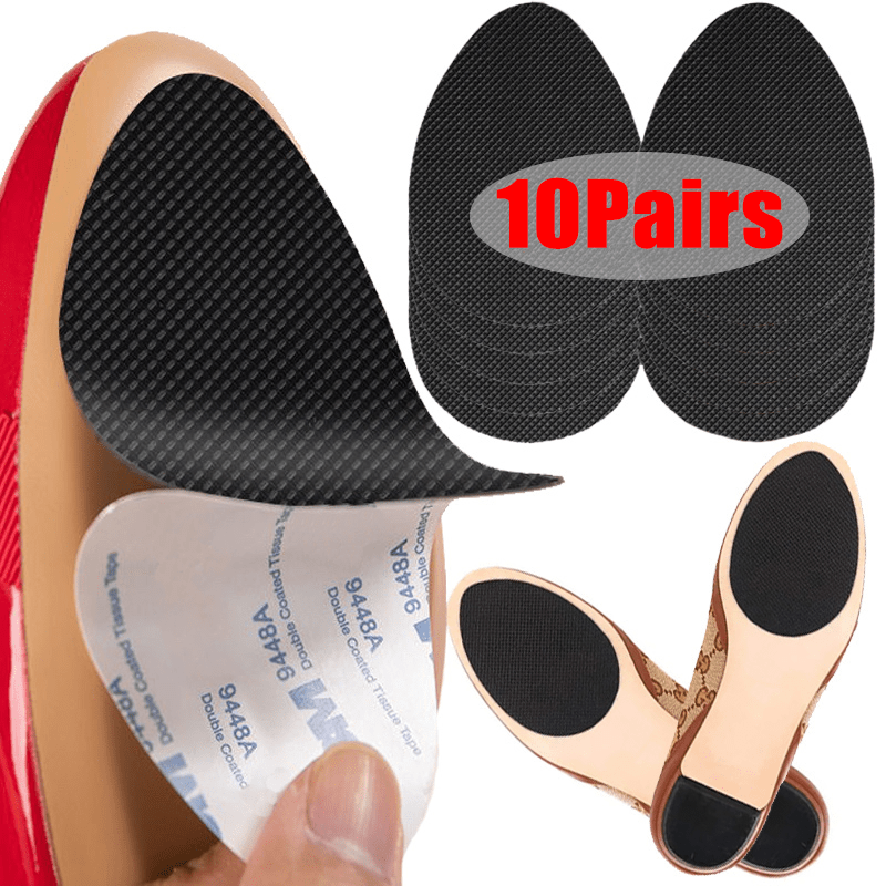 10 Pairs Non Slip High Heel Sole Protector Rubber Pads