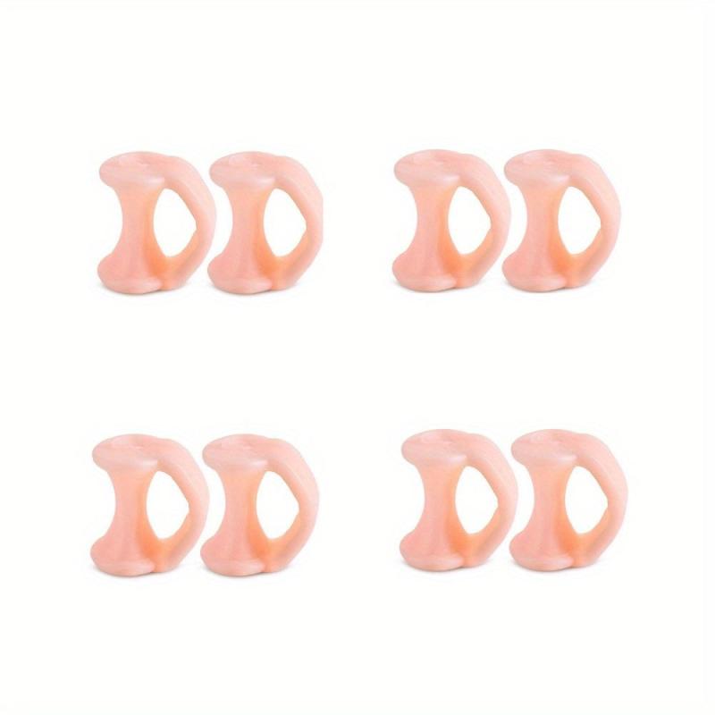 8pcs Gel Toe Separators Overlapping Toes Corrector Spacer