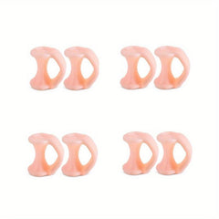 8pcs Gel Toe Separators Overlapping Toes Corrector Spacer