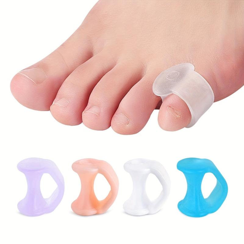 8pcs Gel Toe Separators Overlapping Toes Corrector Spacer