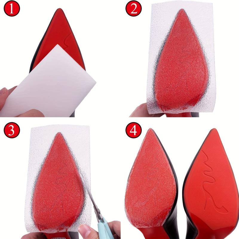 Shoe Sole Protector Stickers for High Heel Sneakers - 1 Set