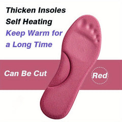 Self-heated Thermal Sport Insoles Memory Foam Shoe Pad