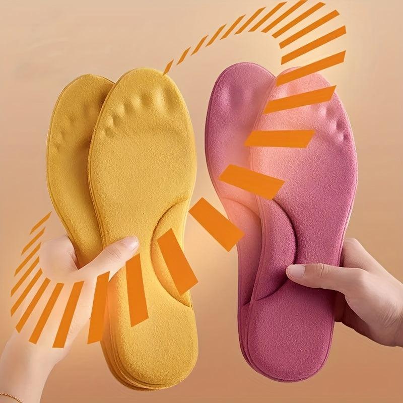 Self-heated Thermal Sport Insoles Memory Foam Shoe Pad
