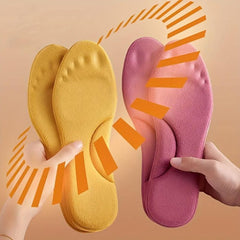 Self-heated Thermal Sport Insoles Memory Foam Shoe Pad