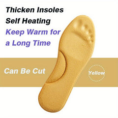 Self-heated Thermal Sport Insoles Memory Foam Shoe Pad