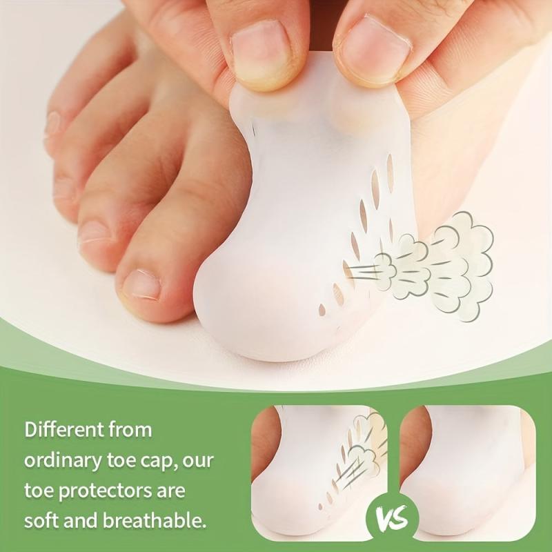 16pcs Toe Protectors Silicone Toe Caps Toe Sleeve Protectors
