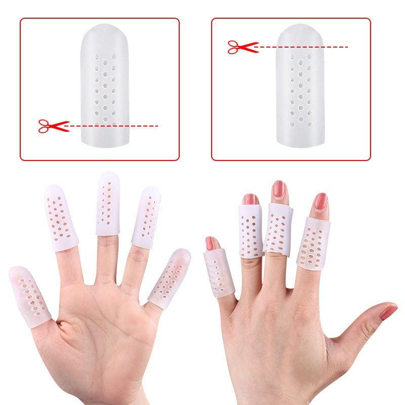 2 Toe Protectors Thin Waterproof Breathable Finger Covers Pain Resistant