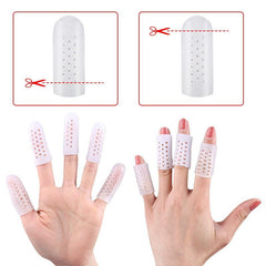 2 Toe Protectors Thin Waterproof Breathable Finger Covers Pain Resistant
