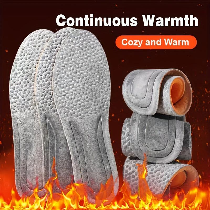 Warm Plush Insoles for Men and Women