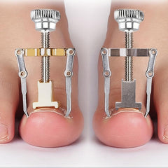 2Pcs Ingrown Toenail Protector Pedicure Tool Stainless Steel Foot Care